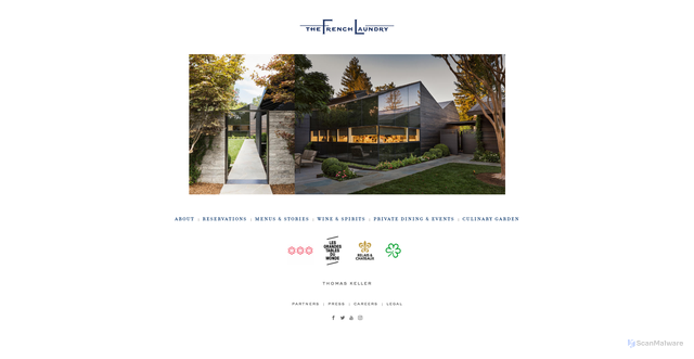 Security scan screenshot of https://thomaskeller.com/tfl/