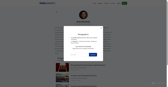 Security scan screenshot of https://www.pairagraph.com/contributors/bea34b76-afa9-4868-848d-3c538f84f523