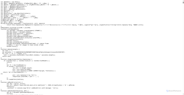 Security scan screenshot of https://stadsbrouwerij.zeno-online.nl/main/js/eajs?x=20260509