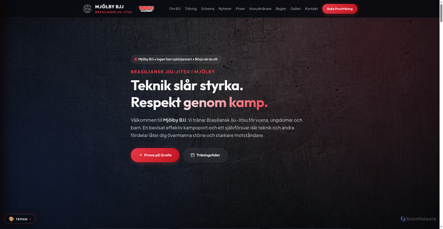 Security scan screenshot of https://galleriakvarnen.se