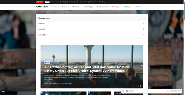 Security scan screenshot of https://log.mylivelocationshare.live