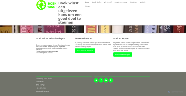 Security scan screenshot of https://boek-winst.nu