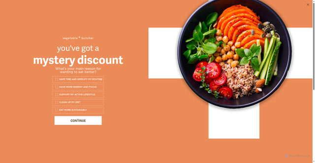 Security scan screenshot of https://shop.vegetableandbutcher.com/products/dan-dan-noodles-with-szechuan-pork