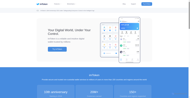 Security scan screenshot of https://token.im