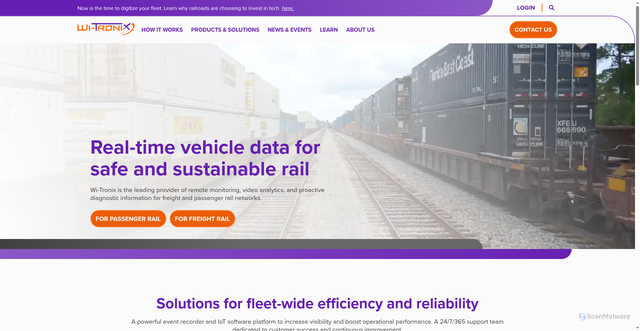 Security scan screenshot of https://www.wi-tronix.com