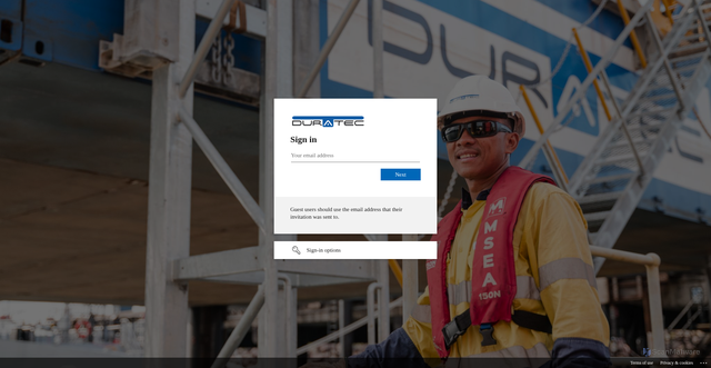 Security scan screenshot of https://duratecaustralia.sharepoint.com