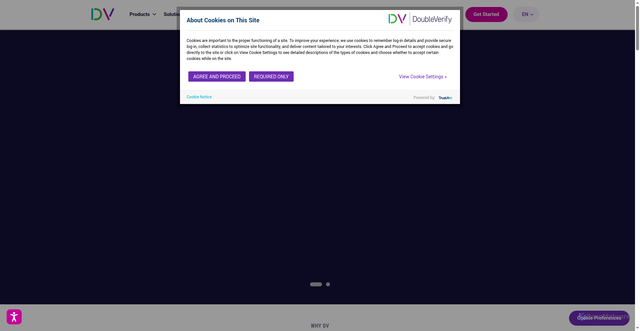 Security scan screenshot of https://doubleverify.com/