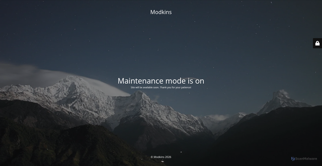 Security scan screenshot of https://modkins.in/new-arrivals/?add-to-cart=358