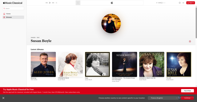Security scan screenshot of https://classical.music.apple.com/gb/artist/337320501