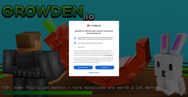 Security scan screenshot of https://growden.io