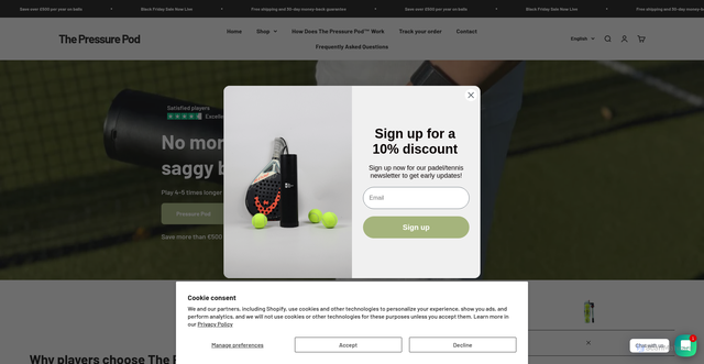 Security scan screenshot of https://www.thepressurepod.com/