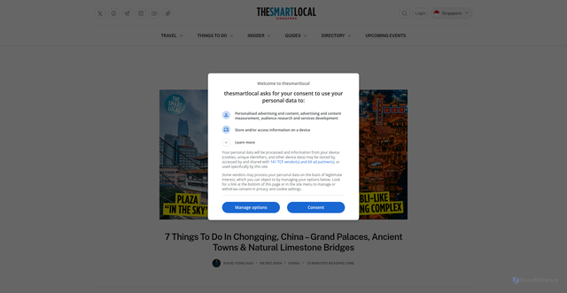 Security scan screenshot of https://thesmartlocal.com/read/things-to-do-chongqing-china/