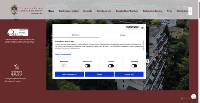 Security scan screenshot of https://www.sodaliziosanmartino.it/