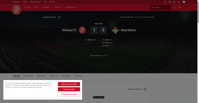 Security scan screenshot of https://www.gironafc.cat/es/partidos/temporada-2024-2025-laliga-ea-sports-32-girona-fc-vs-real-betis