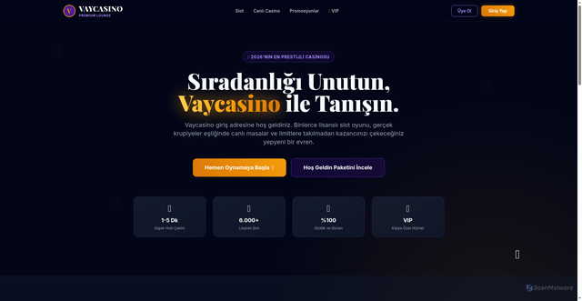 Security scan screenshot of https://tr.linkvaycasino.co/