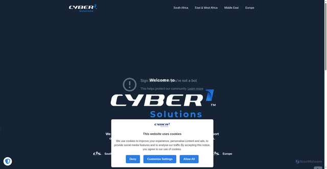 Security scan screenshot of https://www.c1-s.com/