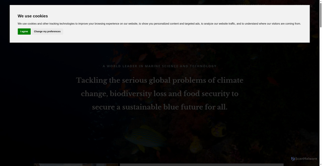 Security scan screenshot of https://www.cefas.co.uk/