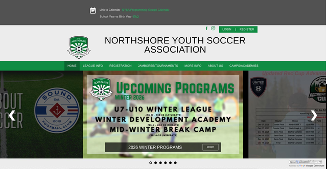 Security scan screenshot of https://www.northshoresoccer.org/