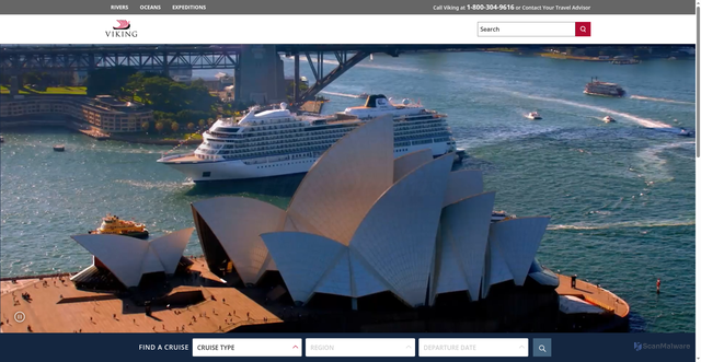 Security scan screenshot of https://viking.com