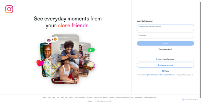 Security scan screenshot of https://www.instagram.com/accounts/login/?next=https%3A%2F%2Fwww.instagram.com%2Ftempletonfoundation%2F%3Futm_source%3DReceive%2BNews%2Bfrom%2Bthe%2BJohn%2BTempleton%2BFoundation%26utm_campaign%3Deb2b09bf43-EMAIL_CAMPAIGN_2026_templetonideas_20260311%26utm_medium%3Demail%26utm_term%3D0_-42837b4b08-97355777&is_from_rle
