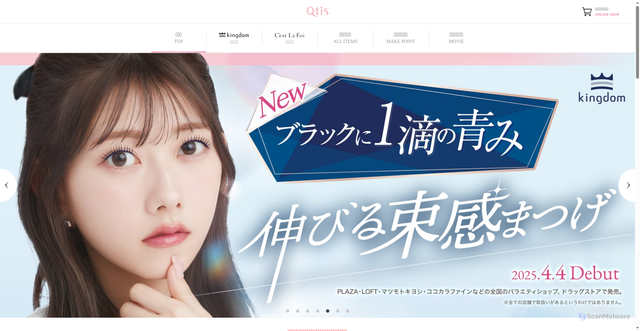 Security scan screenshot of https://www.qtis.jp