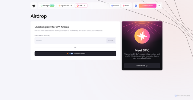 Security scan screenshot of http://app.spark-finance.net/