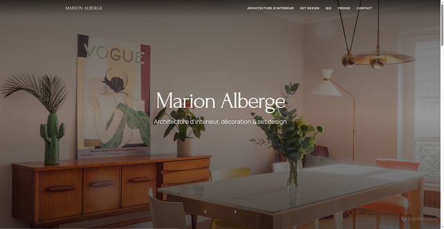 Security scan screenshot of https://www.marionalberge.com