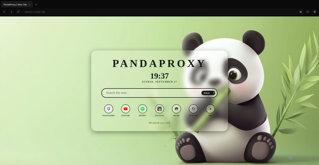 Security scan screenshot of http://pandaproxy.pages.dev/