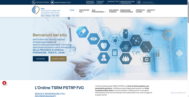 Security scan screenshot of https://ops.fvg.it/