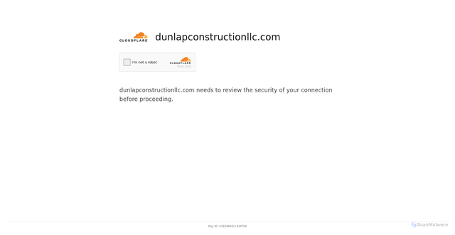 Security scan screenshot of https://dunlapconstructionllc.com
