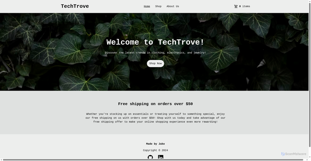 Security scan screenshot of https://fakestore-9ut.pages.dev/