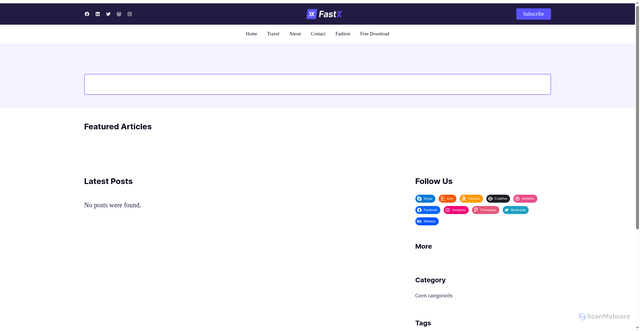 Security scan screenshot of https://www.testmipagina.com