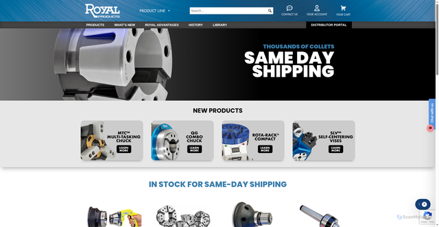 Security scan screenshot of https://royalproducts.com/?srsltid=AfmBOoqMKMHGwYp85k0WE2-HpJBpQruA-sbN_touvDqEUCCLfiJKSD_P
