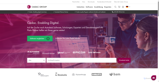 Security scan screenshot of http://sharepoint-detachering.nl/