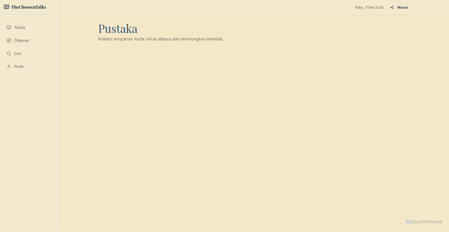 Security scan screenshot of https://thechoosentalks-kbtv5sul4e.edgeone.dev/library.html