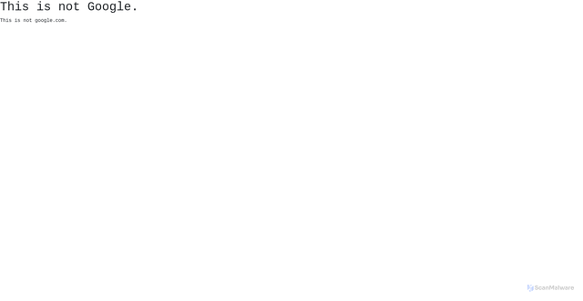 Security scan screenshot of https://not-google.pages.dev/