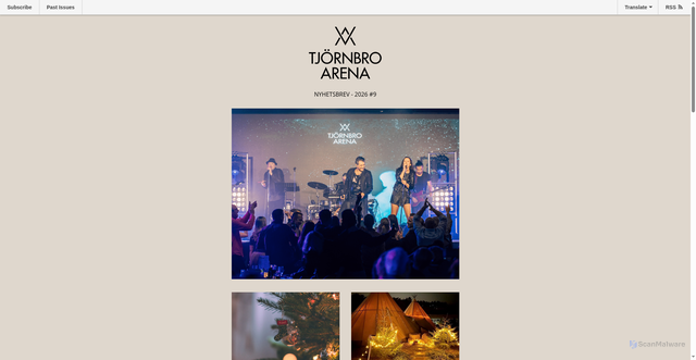 Security scan screenshot of https://mailchi.mp/5a8e6488018b/mtesnyheter-frn-tjrnbro-arena-6433314?e=5082020400