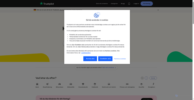 Security scan screenshot of https://se.trustpilot.com/