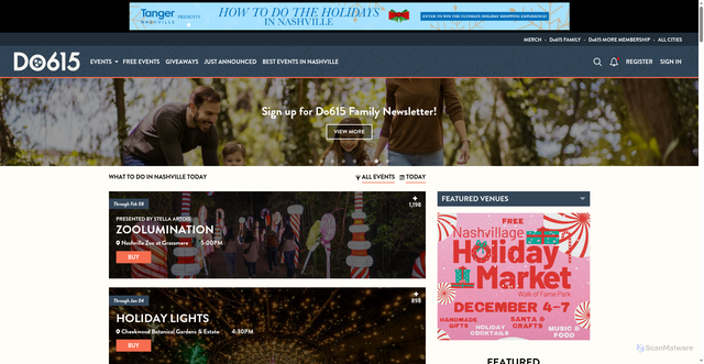 Security scan screenshot of https://do615.com/