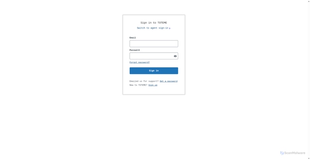 Security scan screenshot of https://toteme.zendesk.com/