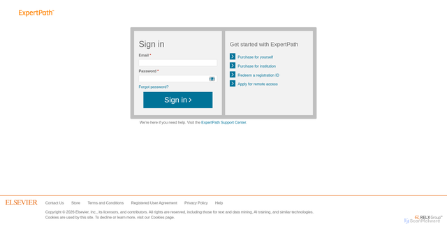 Security scan screenshot of https://app.expertpath.com