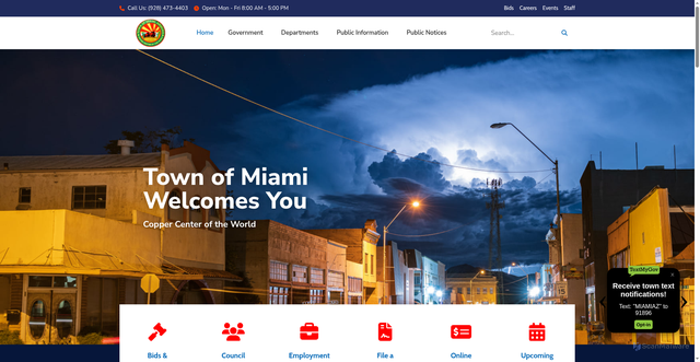 Security scan screenshot of https://miamiaz.gov/