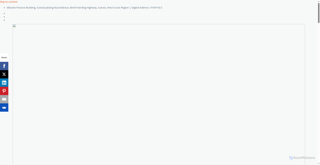 Security scan screenshot of https://gicta.gov.gm/
