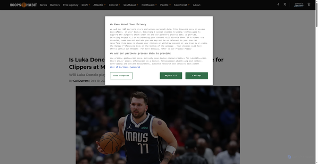 Security scan screenshot of https://hoopshabit.com/luka-doncic-playing-tonight-latest-injury-update-for-clippers-mavericks