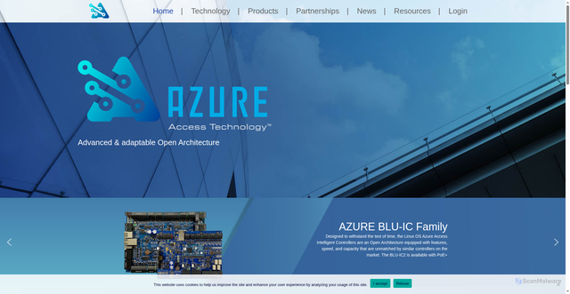 Security scan screenshot of https://azure-access.com/