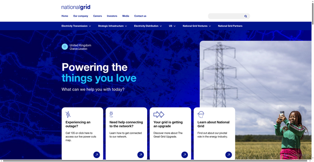 Security scan screenshot of https://www.nationalgrid.com/