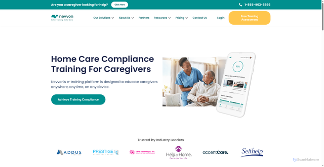 Security scan screenshot of https://nevvon.com
