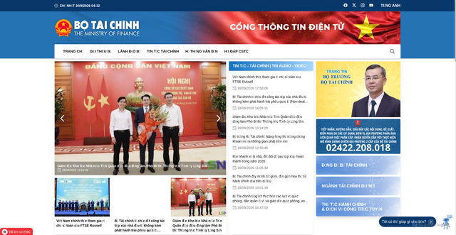 Security scan screenshot of https://mof.gov.vn