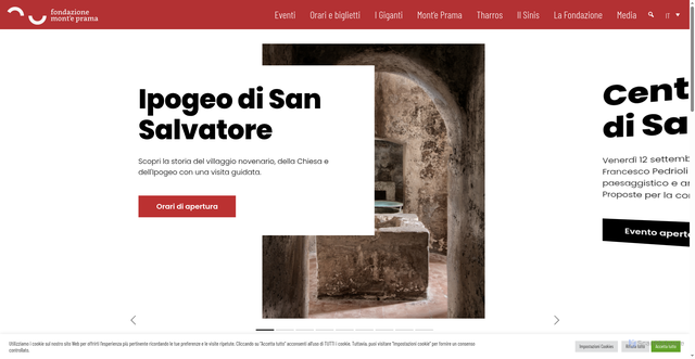 Security scan screenshot of https://monteprama.it/