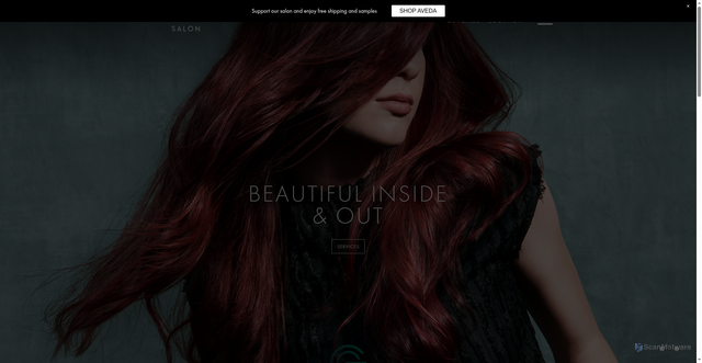 Security scan screenshot of http://greenapplesalons.com/